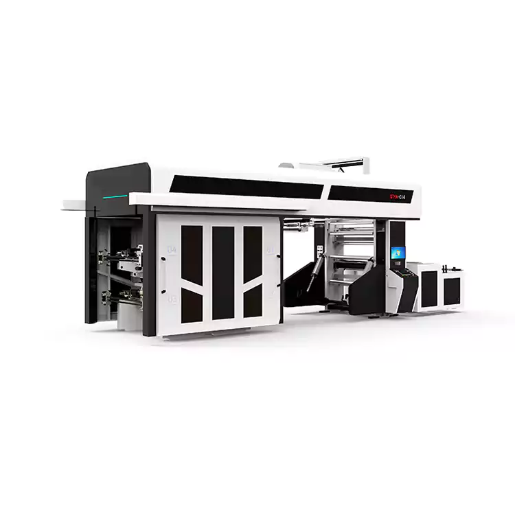 4-8 barvni fleksografski stroj za flekso tiskanje plastike Ci